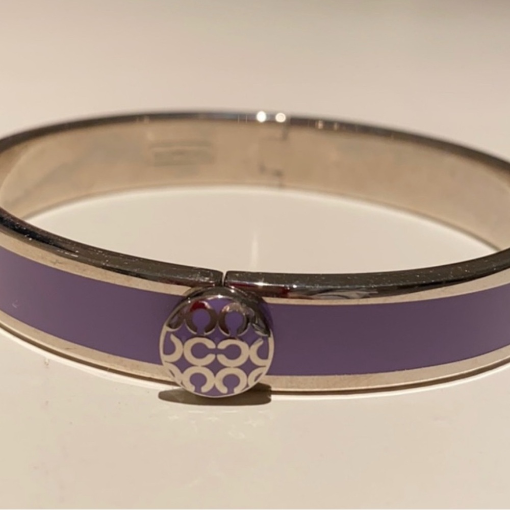 Coach Lavender Enamel Bracelet